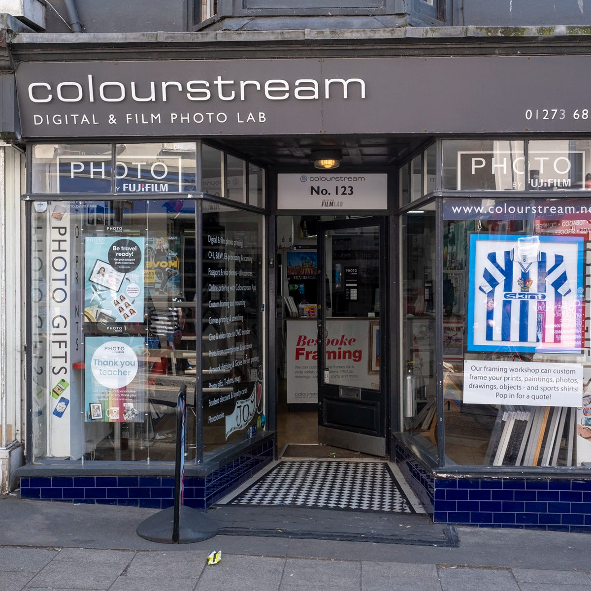 Colourstream photo lab and print shop in Kemptown, Brighton – a local stockist of the Brighton & Hove Calendar.